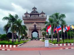 uk triumfalny w Vientiane